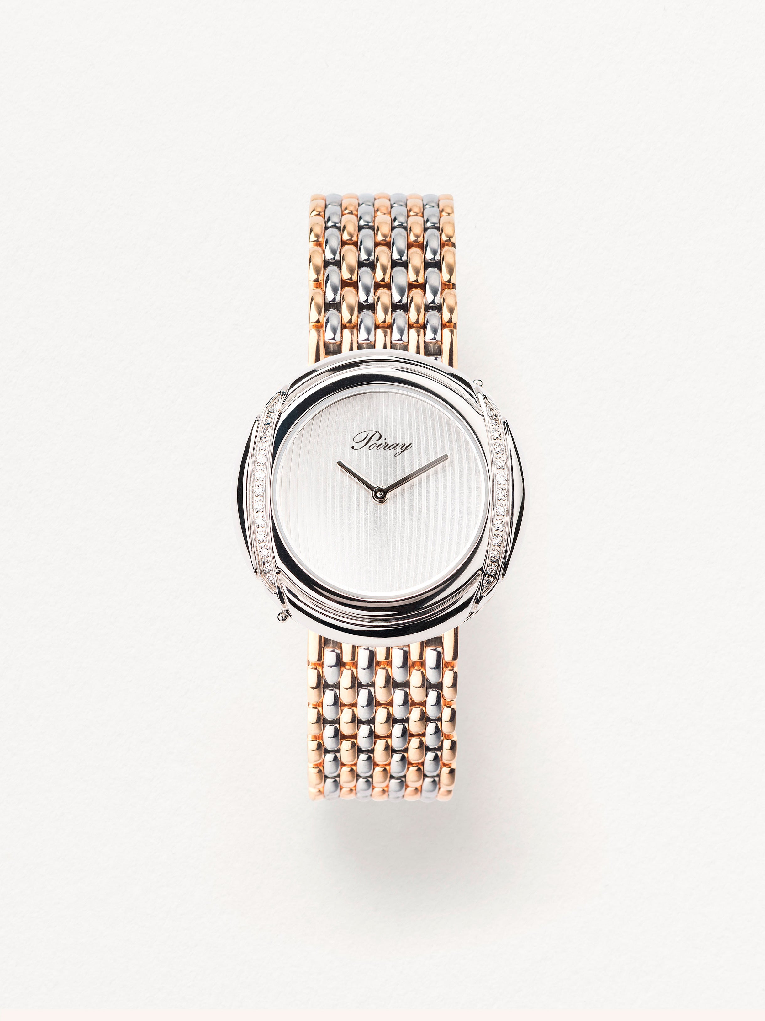 Bracelet De Montre POIRAY En Soie Et Perles Noires - Réf. 138 - Largeur 14,5 Mm - Fabriqué En France